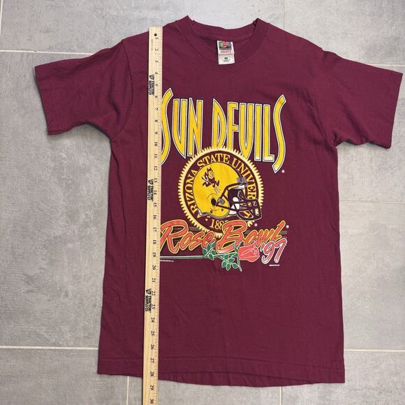 Vintage 1997 Arizona State University Sun Devils Rose Bowl '97 T-Shirt Medium - Picture 3 of 7